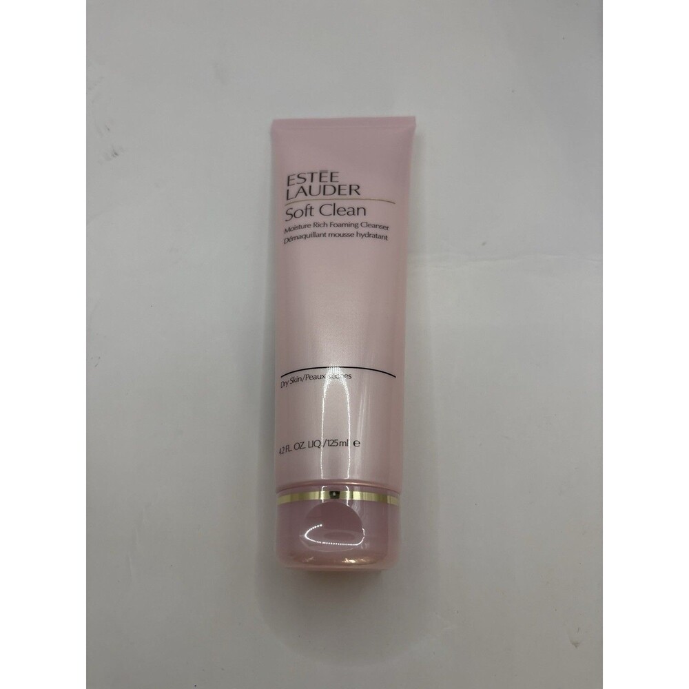 Estee Lauder Soft Clean Moisture Rich Foaming Cleanser, 4.2 OZ / 125 ML New